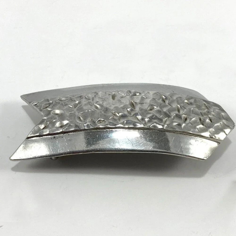 Belt Buckle Women's Stamped Arrow Shape Modern Art-Deco Victorian Robin‎ Kahn